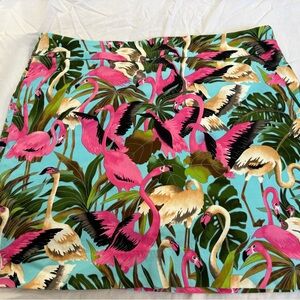 Loudmouth Tropical Flamingo Print golf skort size 12